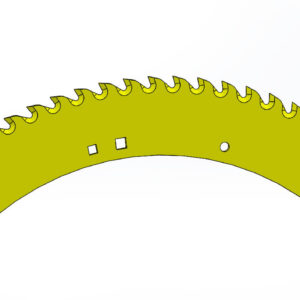Cuchilla Izquierdo Power Blade Amarilla